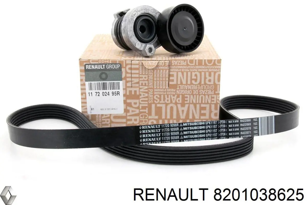 Купити 8201038625 Renault (RVI) ГРМ ремень