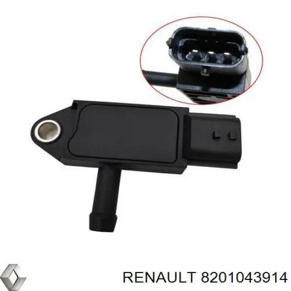 Купити 8201043914 Renault (RVI) Датчик тиску вихлопних газів