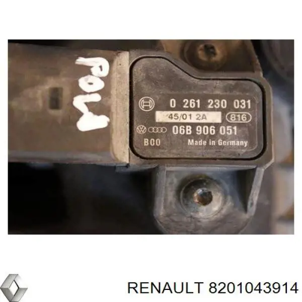 Датчик тиску вихлопних газів Renault (RVI) 8201043914 ціна, від 18.16 USD