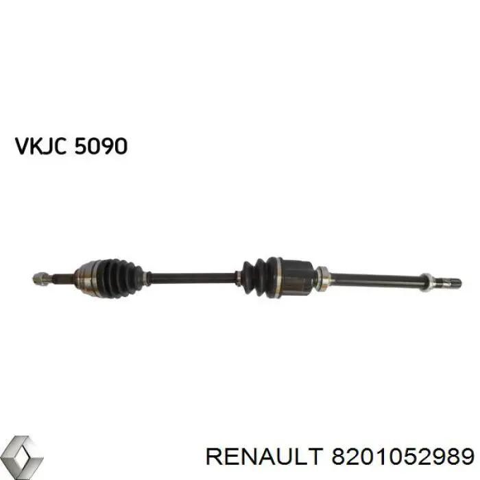 Піввісь права DK55124 NTN