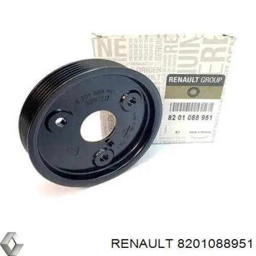 Купити 8201088951 Renault (RVI) Шків насосу гідропідсилювача керма (ГПК)