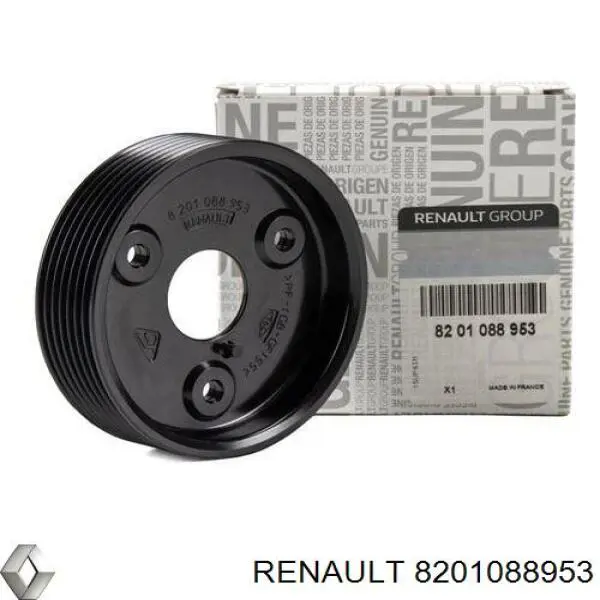 Шків насосу гідропідсилювача керма (ГПК) 8201088953 Renault (RVI)