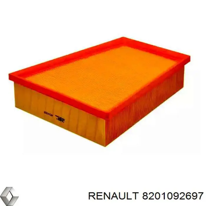Елемент повітряного фільтра Renault (RVI) 8201092697 ціна, від 11.68 USD