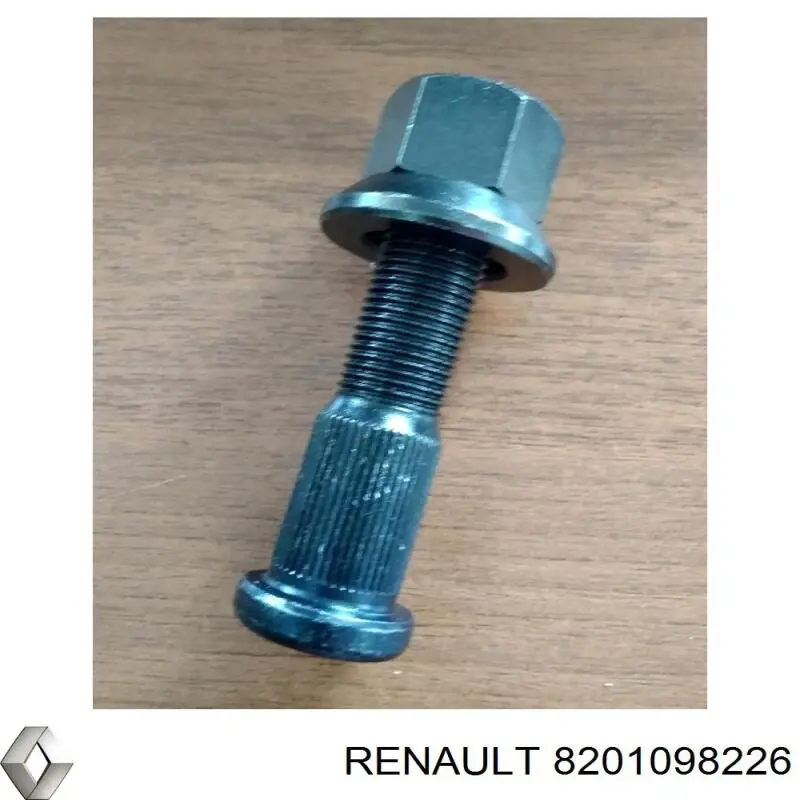 Шпилька колісна передня Renault (RVI) 8201098226 ціна, від 16.01 USD