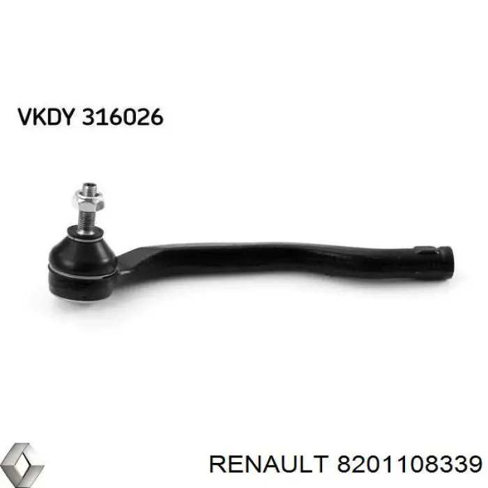 Наконечник рульовий Renault (RVI) 8201108339 ціна, від 24.19 USD