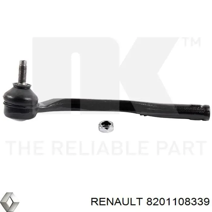 Купити 8201108339 Renault (RVI) Рульовий наконечник