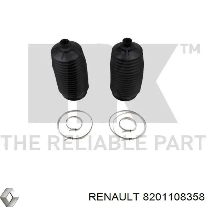 Пильник рульової тяги Renault (RVI) 8201108358 ціна, від 7.38 USD
