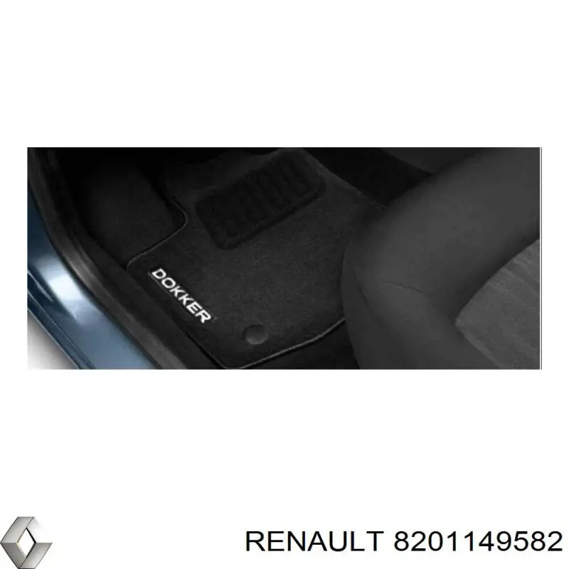 Комплект килимків Renault (RVI) 8201149582 ціна, від 43.94 USD
