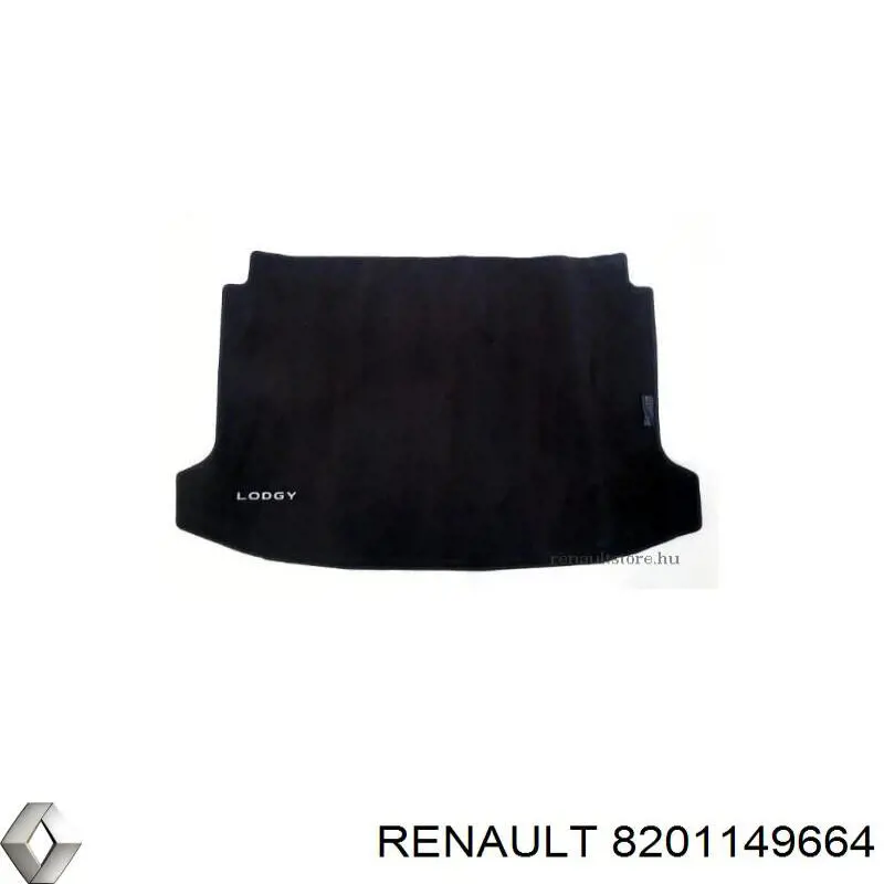 8201149664 Renault (RVI) килимок багажного відсіку