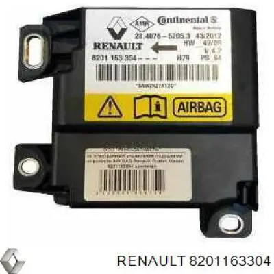 8201163304 Renault (RVI) Модуль-процесор управління подушки безпеки