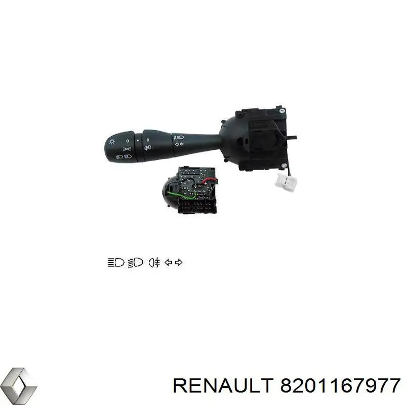 Купити 8201167977 Renault (RVI) Перемикач підрульовий, лівий