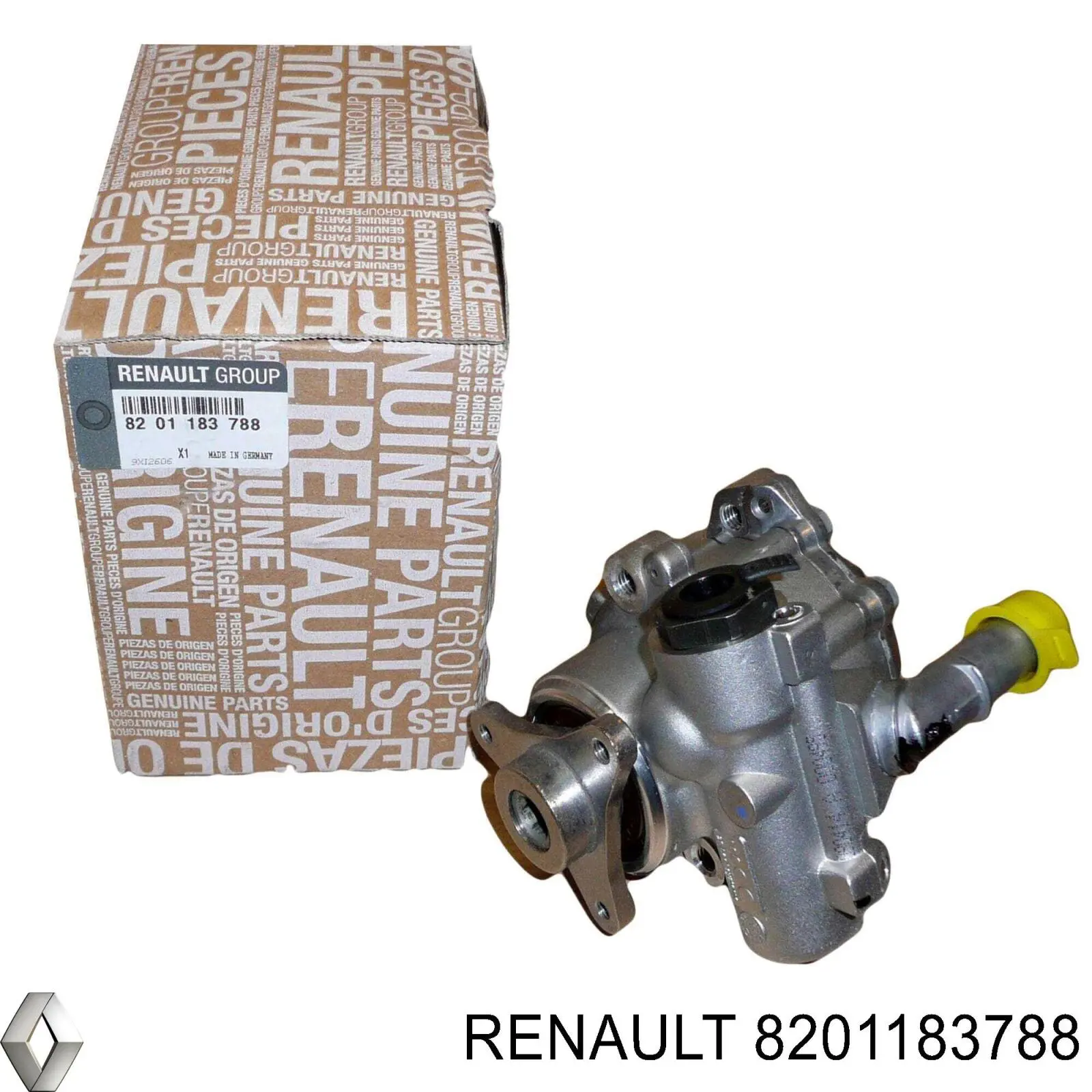 Насос гідропідсилювача керма Renault (RVI) 8201183788