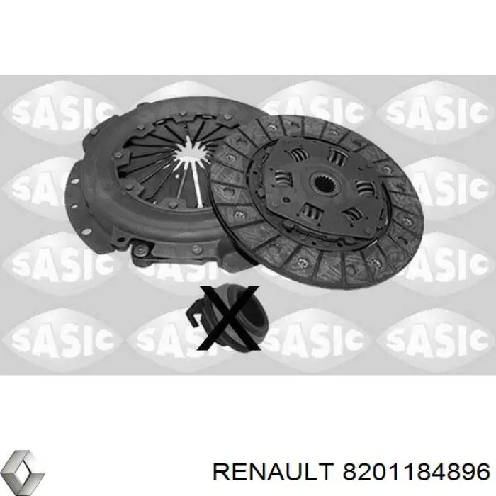 Комплект зчеплення (3 частини) Renault (RVI) 8201184896 ціна, від 235.84 USD