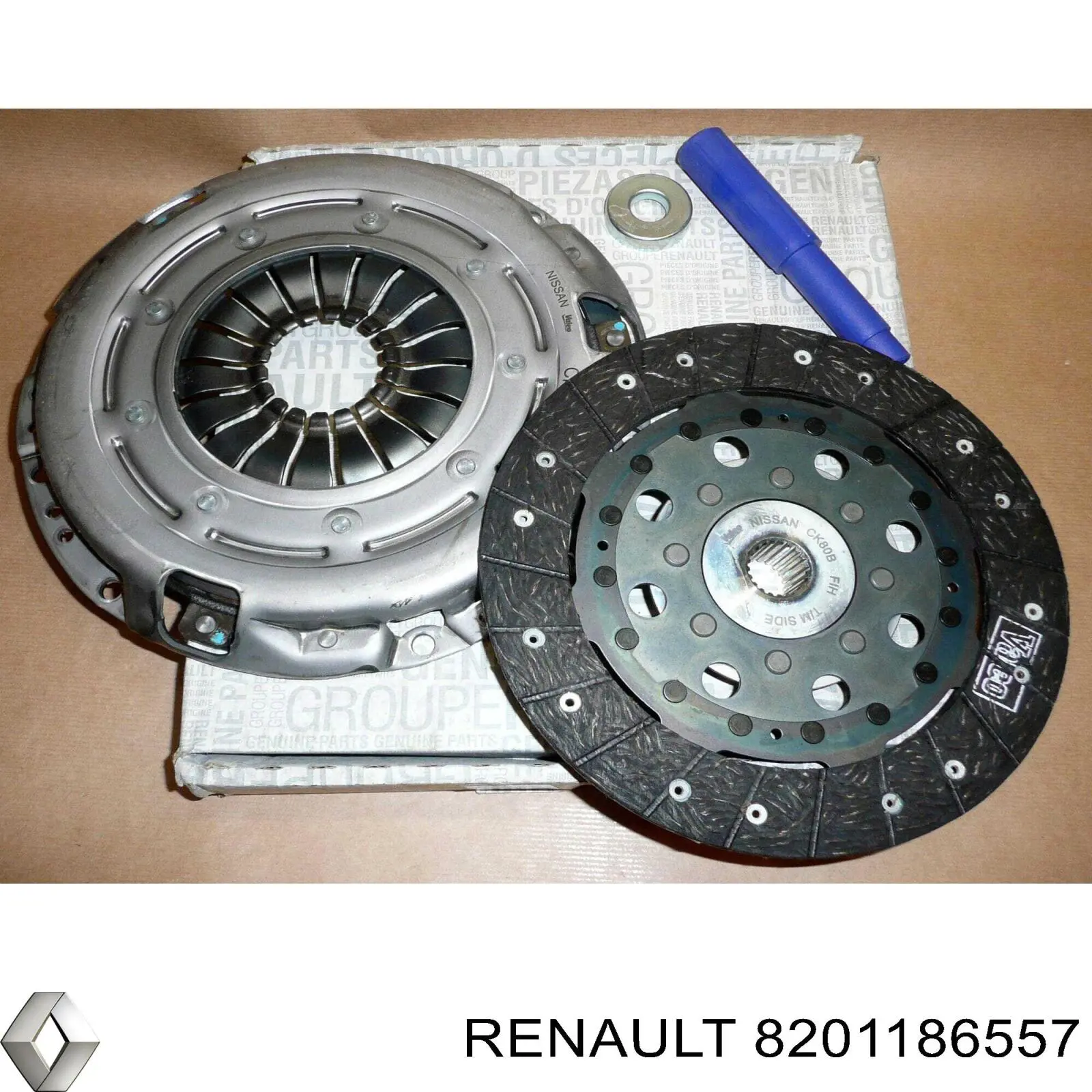 8201186557 Renault (RVI) комплект зчеплення (3 частини)