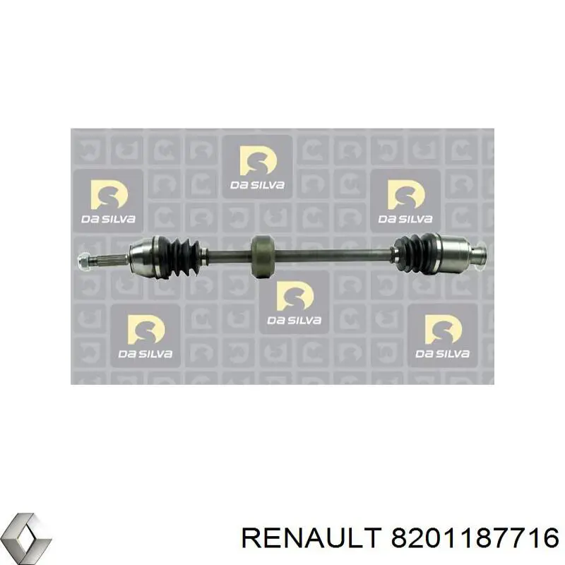 Купити 8201187716 Renault (RVI) Піввісь права