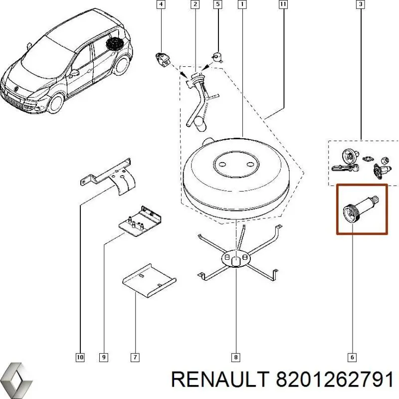 8201262791 Renault (RVI) 