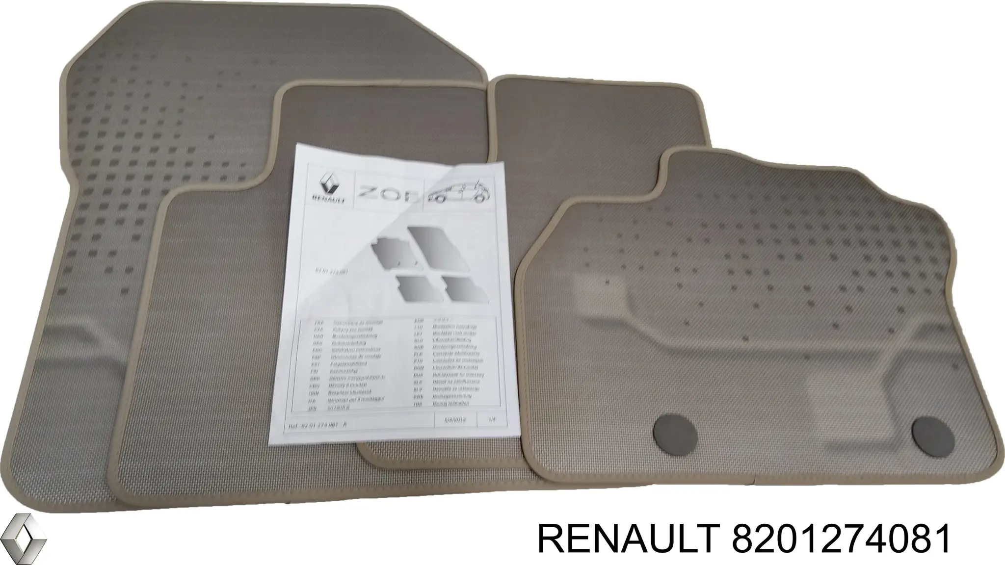 8201274081 Renault (RVI) Килими салону