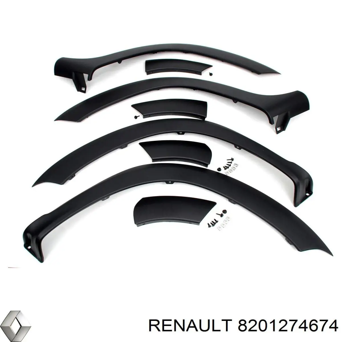 Розширювачі арок Renault (RVI) 8201274674 ціна, від 380.87 USD