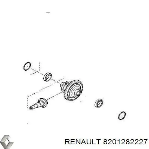 8201282227 Renault (RVI) Ремкомплект куліси перемикання передач