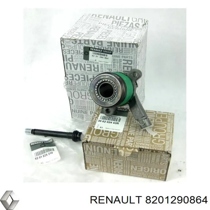 Купити 8201290864 Renault (RVI) Робочий циліндр зчеплення в зборі з витискним підшипником