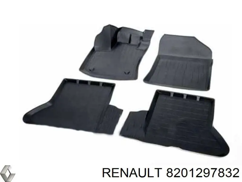 Килимок багажного відсіку Renault (RVI) 8201297832 ціна, від 58.25 USD
