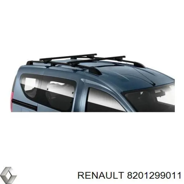 8201299011 Renault (RVI) Поперечки багажника даху, комплект