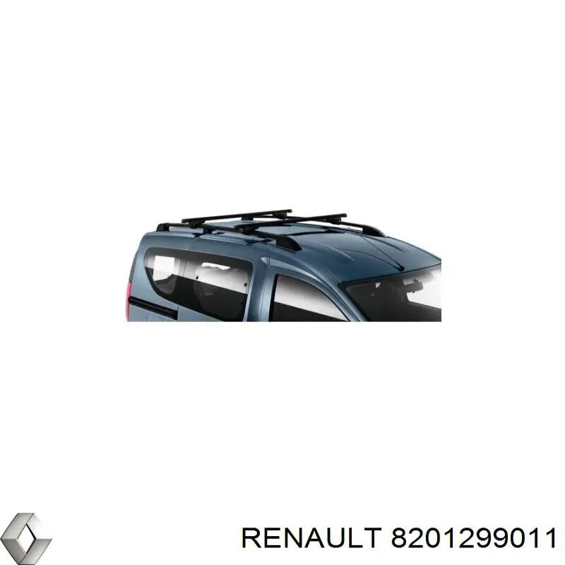Купити 8201299011 Renault (RVI) Поперечки багажника даху, комплект