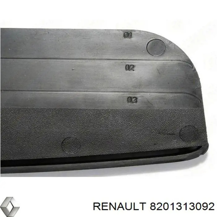 Бризковики передні, комплект Renault (RVI) 8201313092 ціна, від 35.95 USD