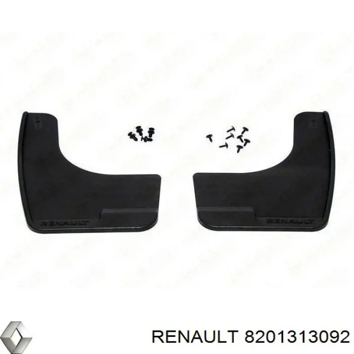 Бризковики передні, комплект Renault LOGAN 2 (Рено Логан)