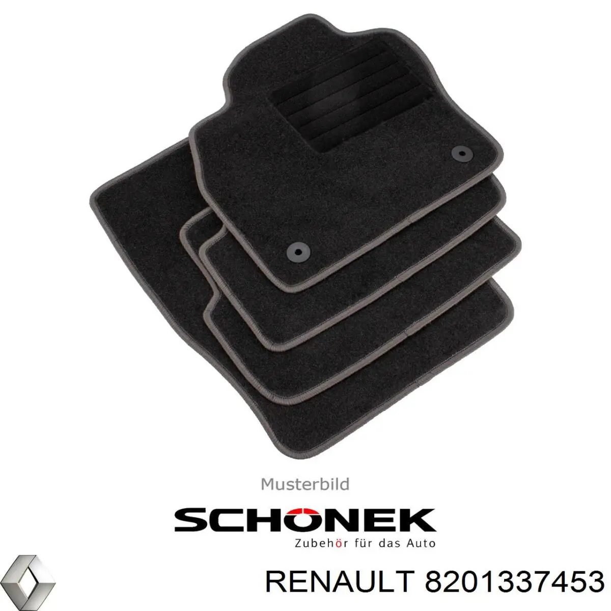 Купити 8201337453 Renault (RVI) Килимки автомобільні