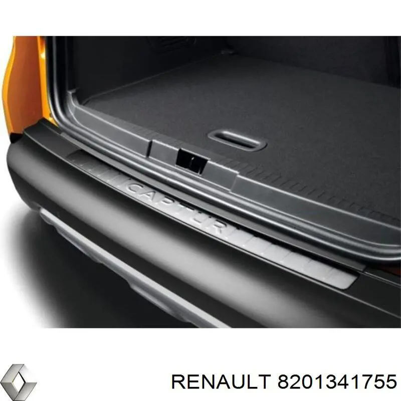 Накладка бампера заднього, верхня захисна (сходинка-підніжка) Renault (RVI) 8201341755 ціна, від 55.91 USD