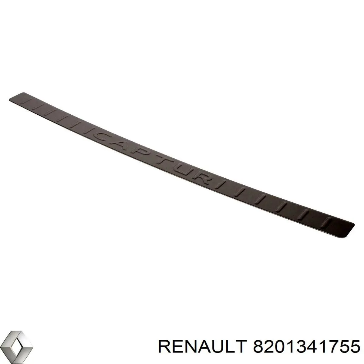 8201341755 Renault (RVI) Накладка бампера заднього, верхня захисна (ступінь-підніжка)
