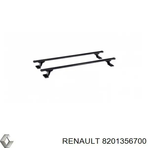 Купити 8201356700 Renault (RVI) Поперечки багажника даху, комплект