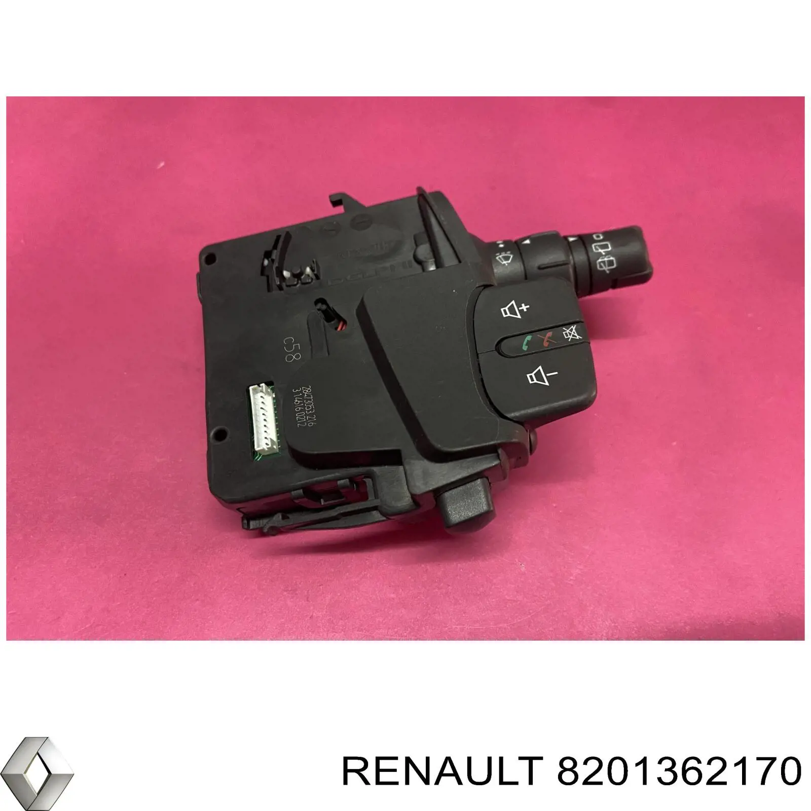 Перемикач підрульовий, правий Renault (RVI) 8201362170 ціна, від 304.20 USD