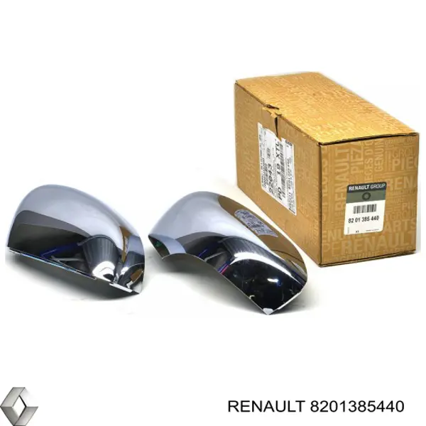 8201385440 Renault (RVI) Накладка (кришка) дзеркала заднього виду, комплект
