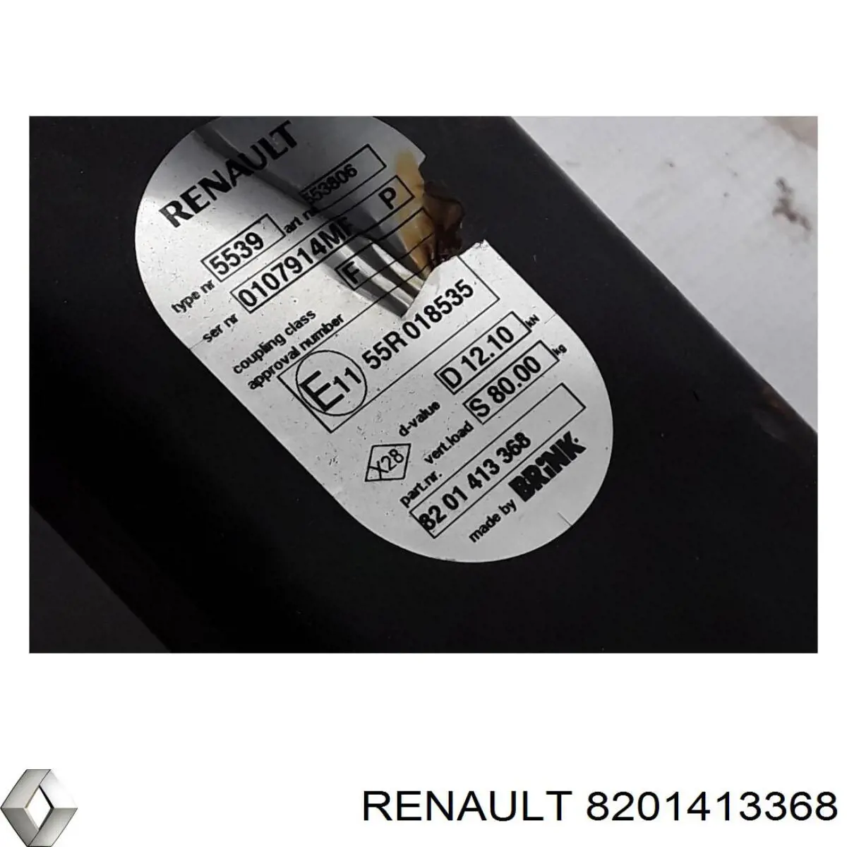 Траверс фаркопа Renault (RVI) 8201413368 ціна, від 179.43 USD