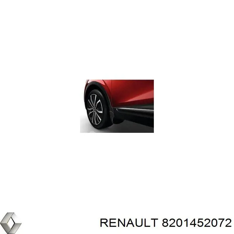 8201452072 Renault (RVI) Комплект передніх бризковиків