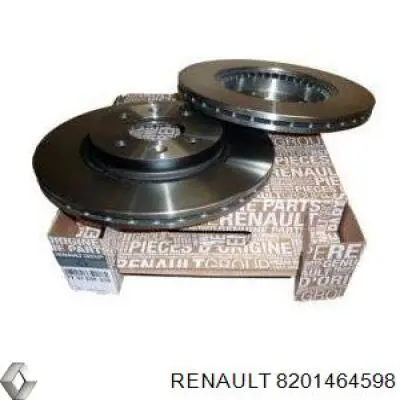 Гальмівні диски передні 8201464598 Renault (RVI)