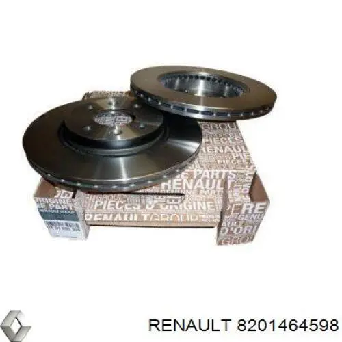 Диск гальмівний передній Renault (RVI) 8201464598