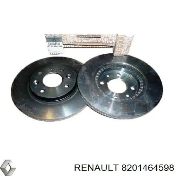 8201464598 Renault (RVI) диск гальмівний передній
