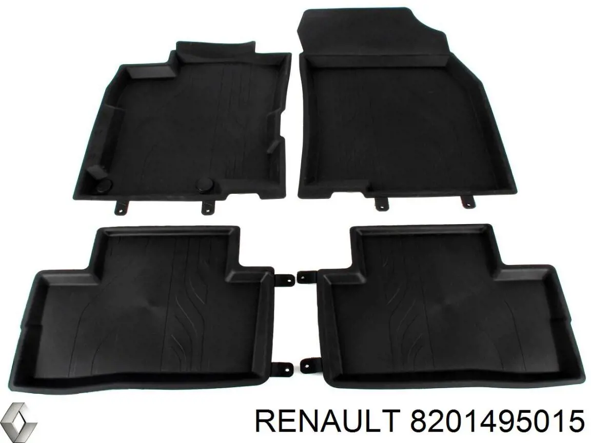 Кріплення килимків салонних, комплект Renault (RVI) 8201495015 ціна, від 58.55 USD