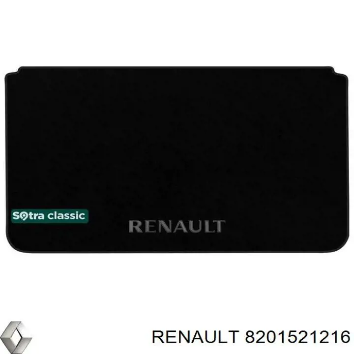 Купити 8201521216 Renault (RVI) Килимок багажника
