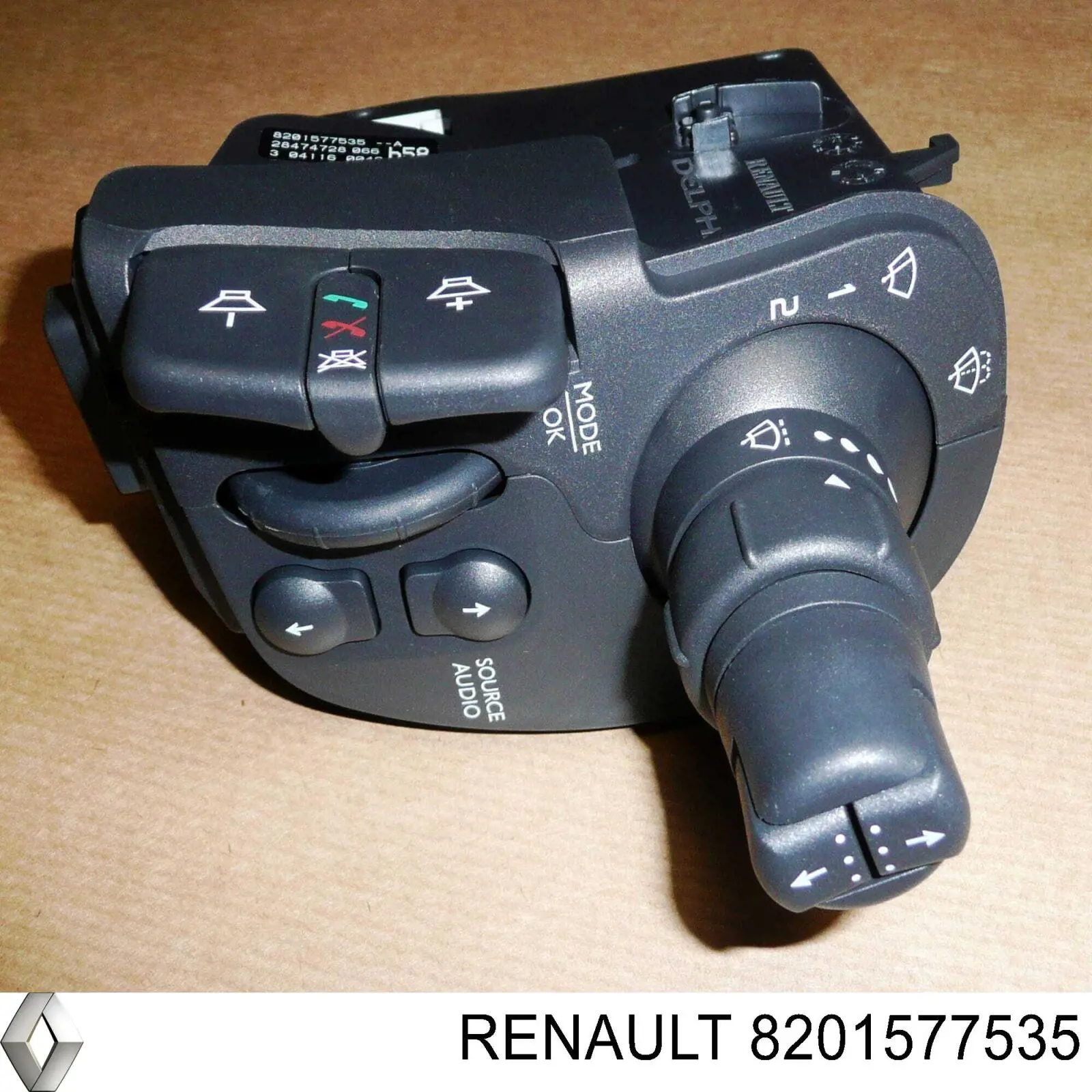 Перемикач підрульовий, правий 8201577535 Renault (RVI)