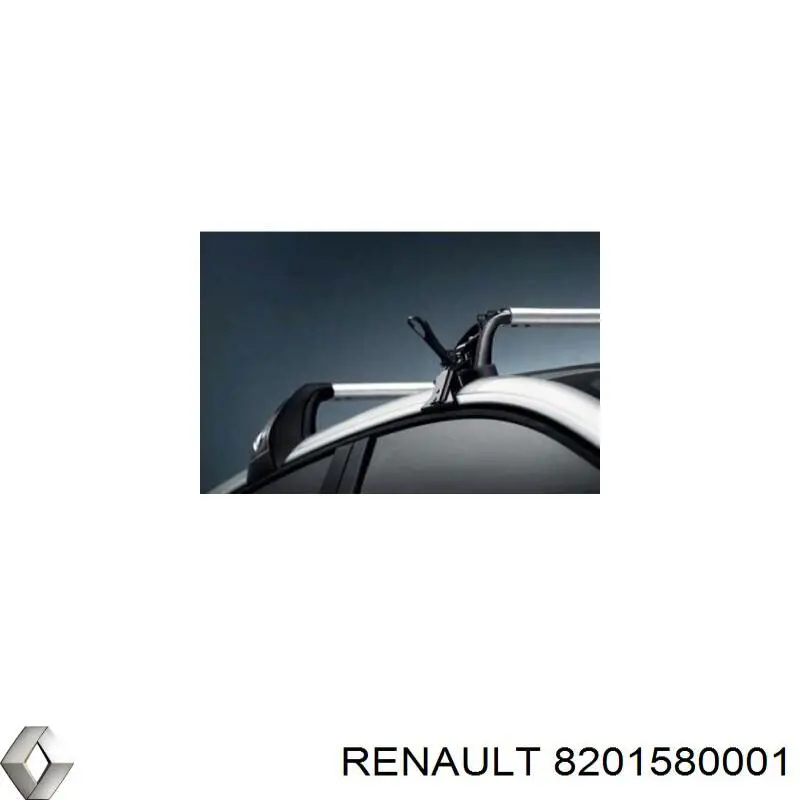 8201580001 Renault (RVI) Поперечки багажника даху, комплект