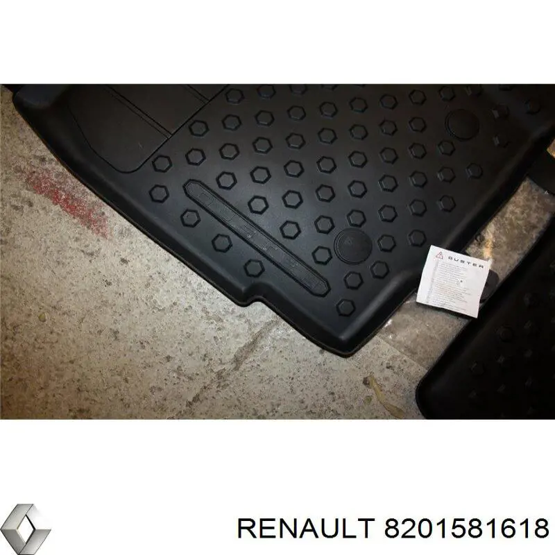 Комплект килимків Renault (RVI) 8201581618 ціна, від 66.38 USD