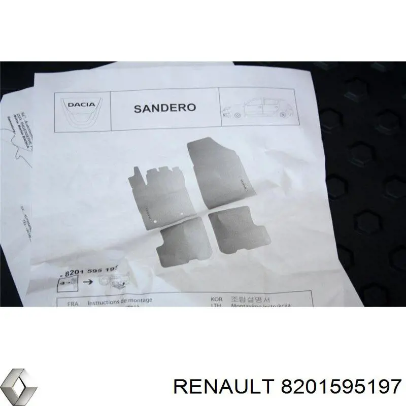  Коврики Renault SANDERO 