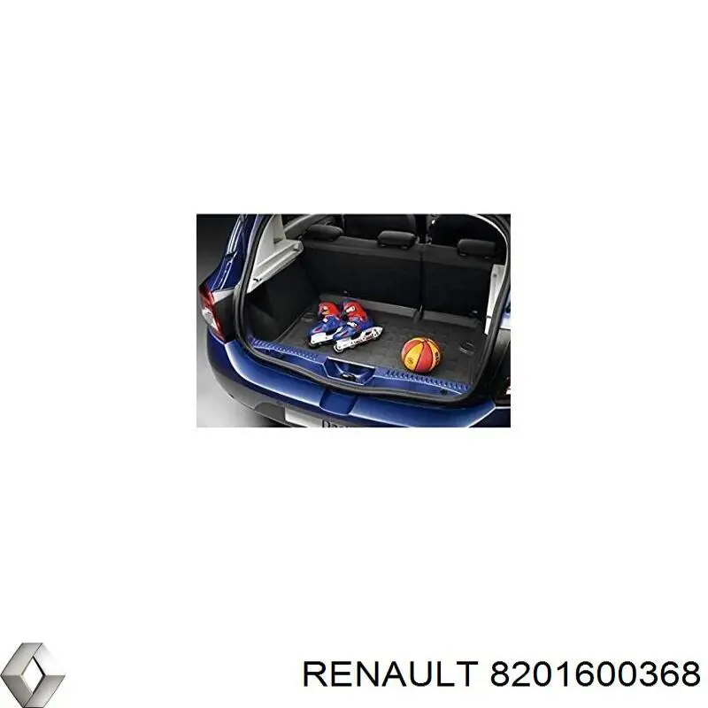 Килимок багажного відсіку Renault (RVI) 8201600368 ціна, від 75.67 USD