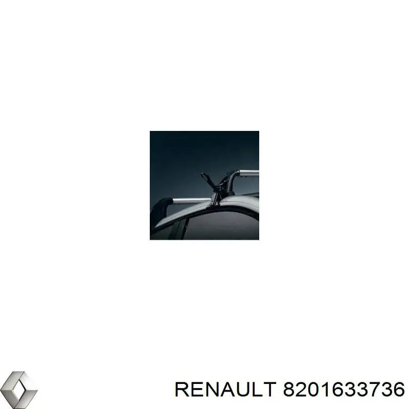 8201633736 Renault (RVI) Рейлінг даху, комплект