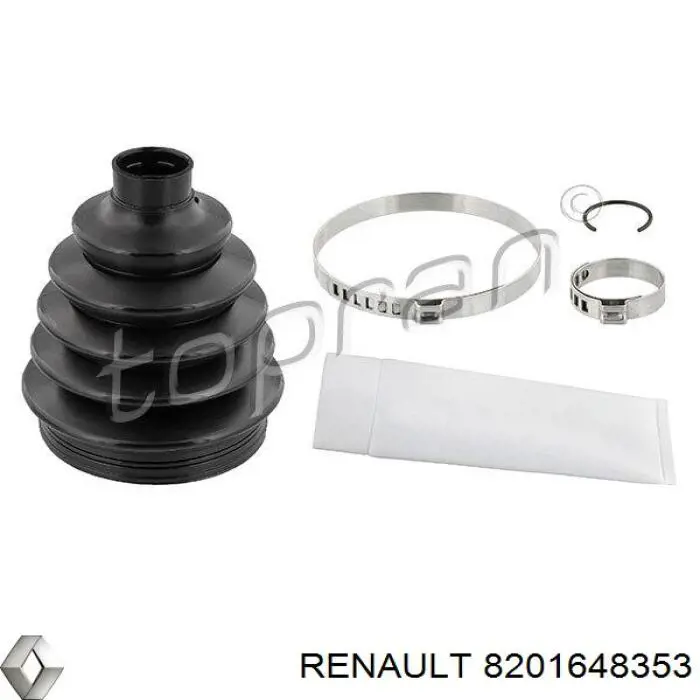 8201648353 Renault (RVI) Пильник ШРУСа зовнішній, передній піввісі
