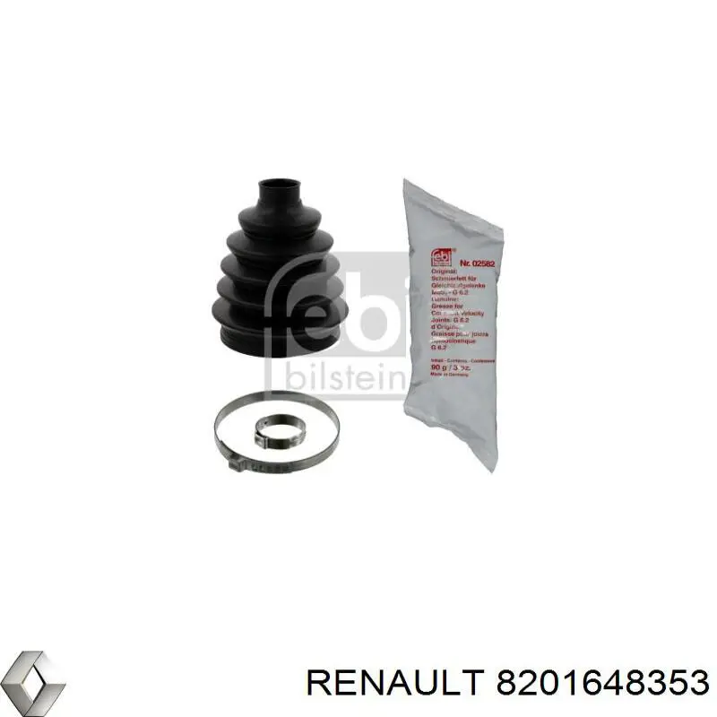 Купити 8201648353 Renault (RVI) Пильник шарніра приводу